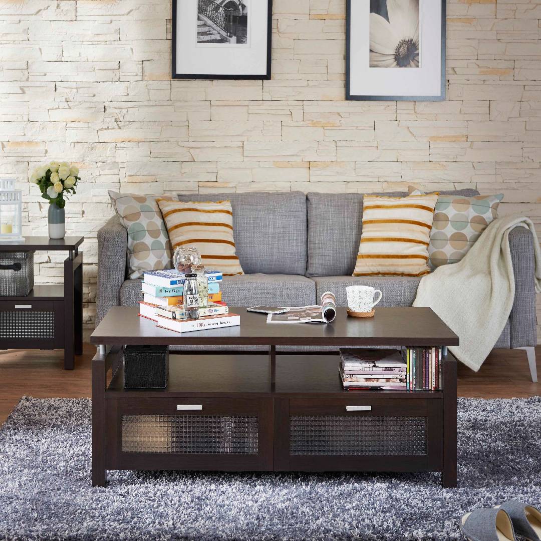 Large Square Living Room Coffee Table Baci Living Room